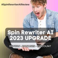 SHOCKING Truth Exposed: Mind-Blowing Spin Rewriter AI Review Revealed!